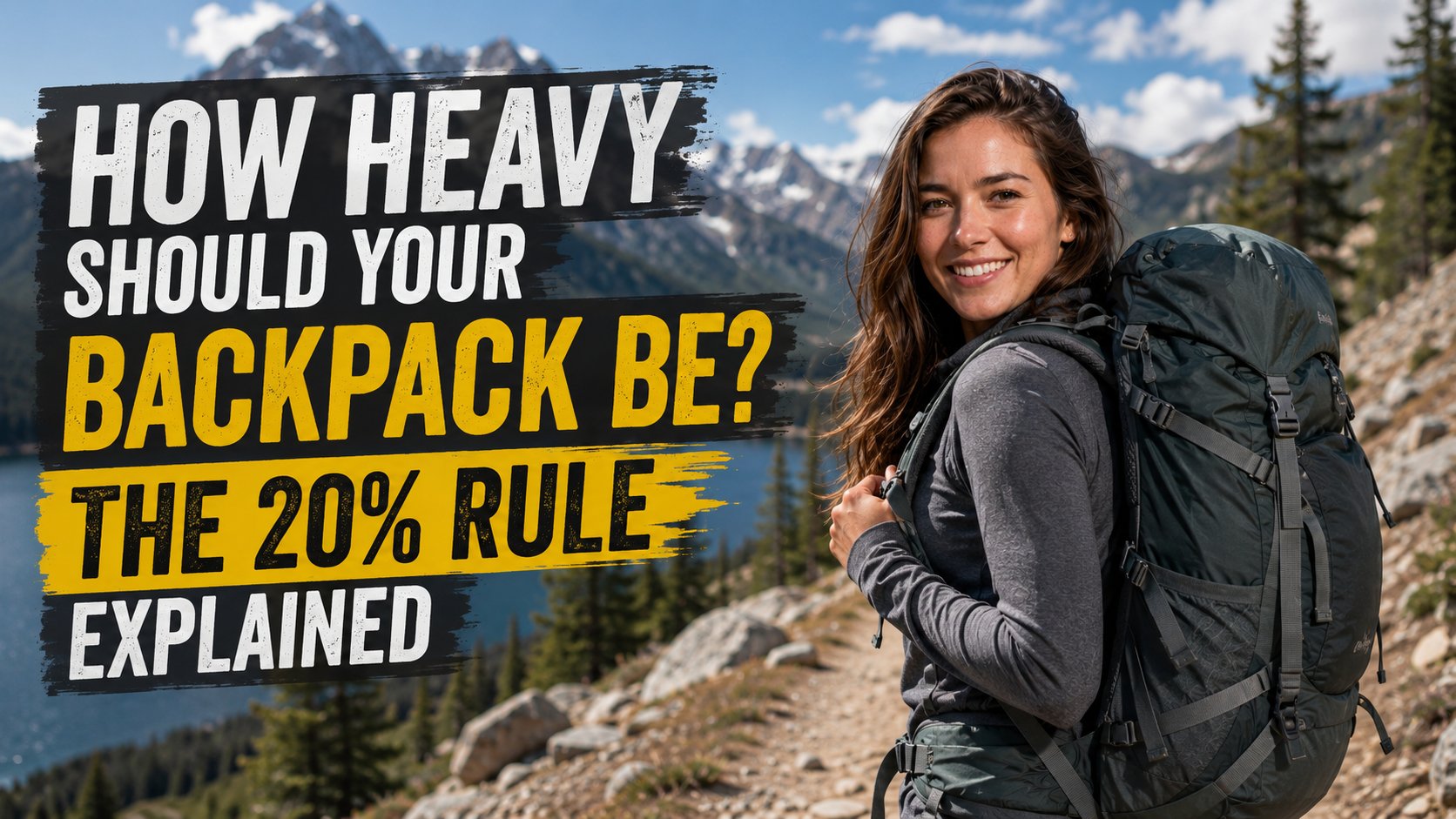 How Heavy Should Your Backpack Be? The 20% Rule Explained