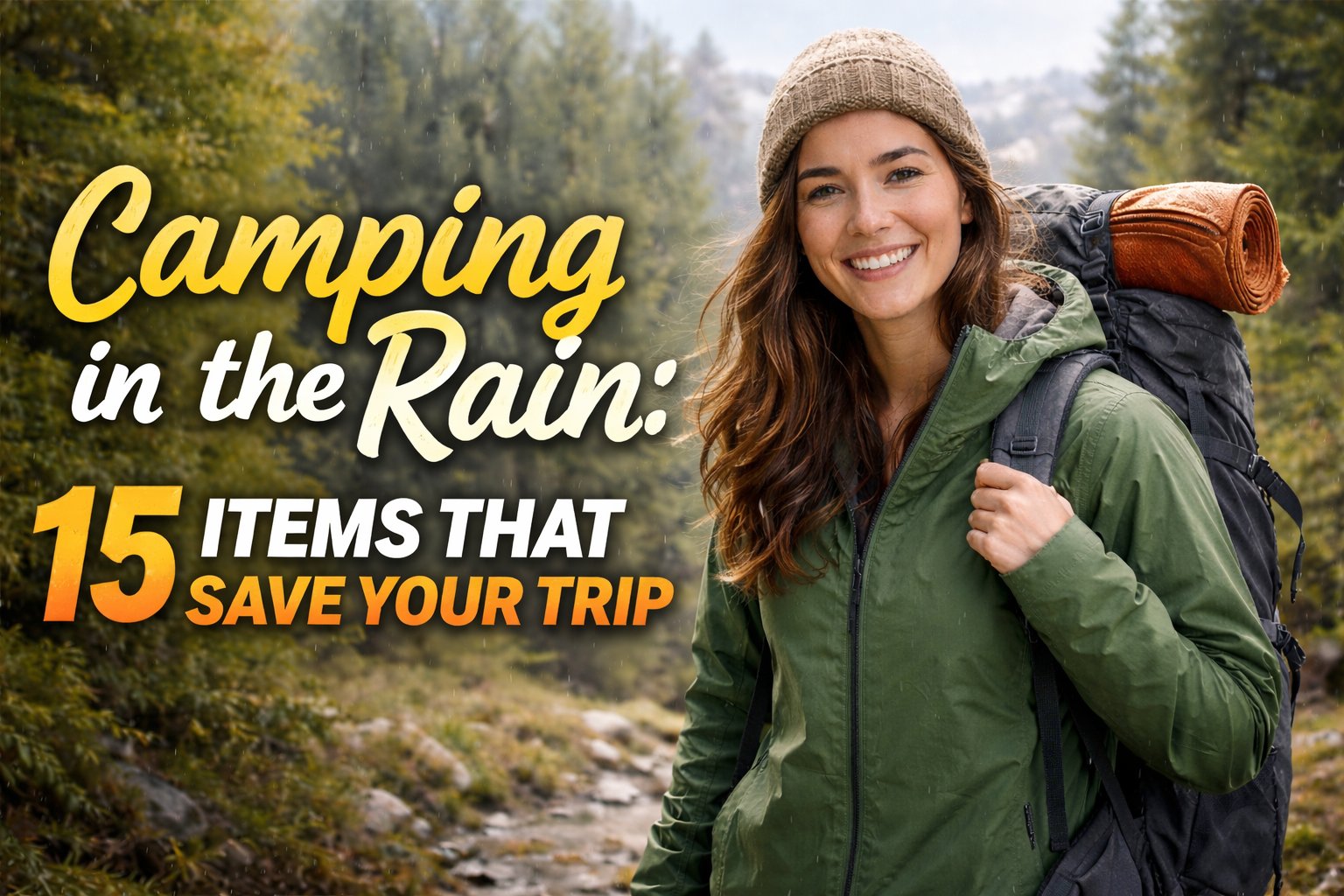 Camping in the Rain: 15 Items That Will Save Your Trip